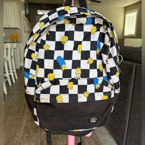 Vans x The Simpsons Checkerboard Backpack
